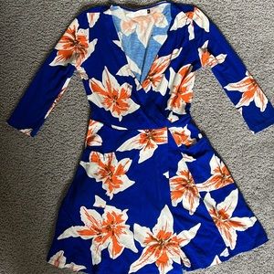 Ava Sky Wrap Dress